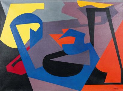 GRONDONA Hebbe, né en 1929
Composition abstraite,...