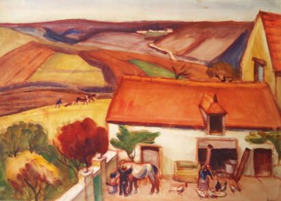 ZINGG Jules-Emile (1882-1942)
Travail à la...