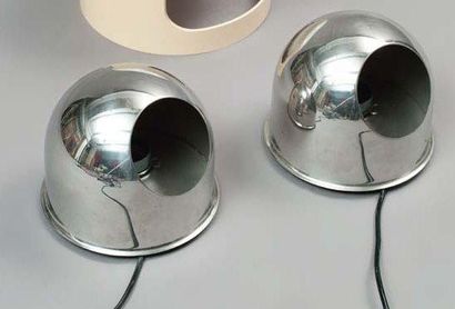 TRAVAIL ETRANGER, vers 1970
Paire de lampes...