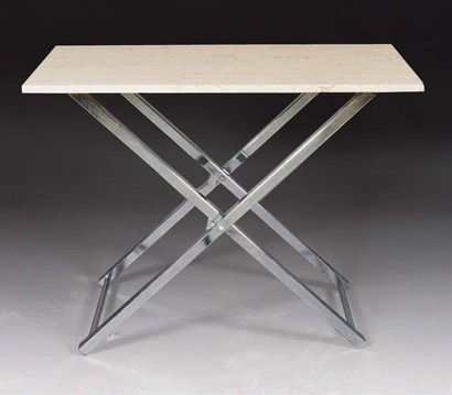TRAVAIL ITALIEN, vers 1970
Console de forme...