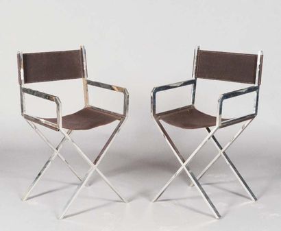 ANGOLOMETALARTE, vers 1970
Paire de fauteuils...