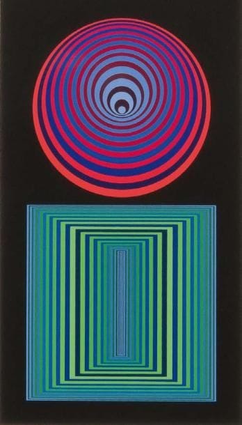VASARELY Victor (1906-1997)
Abstraction géometrique...
