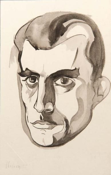 HELION Jean (1904-1987)
Portrait d'homme...