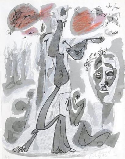 MASSON André ( 1896-1987)
Les furies, circa...