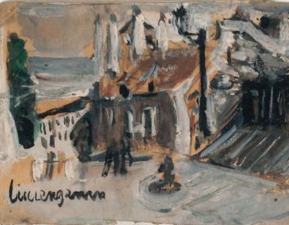 GENIN Lucien (1894-1953)
Maisons en bord...