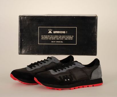 INVADER (FRENCH, BORN IN 1969)

Pair of sneakers...