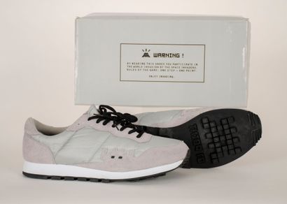 INVADER (FRENCH, BORN IN 1969)

Pair of sneakers...
