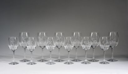 Glass service part

including :

wine glasses...