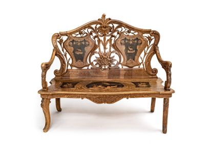 Set including

a two-seater sofa, two armchairs,...