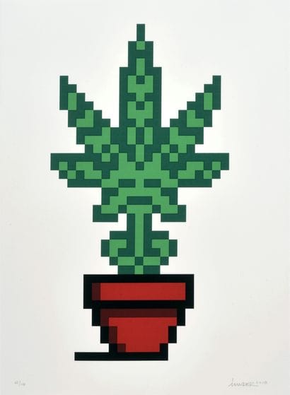 INVADER (Français, né en 1969)
Hollyweed...