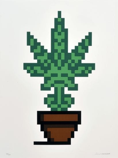 INVADER (Français, né en 1969)
Hollyweed...