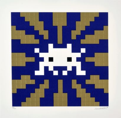 INVADER (Français, né en 1969)
Sunset (Gold),...