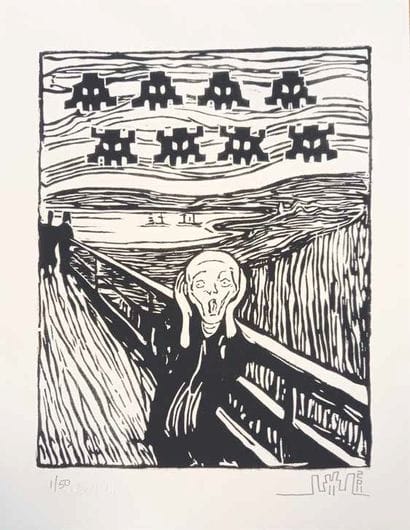 INVADER (Français, né en 1969)
Invaded Scream,...