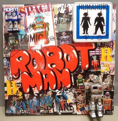 MISS MIRZA
ROBOT MAN-2010 technique mixte...