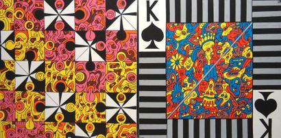Ensemble de deux toiles CEZ ART LE PUZZLE...