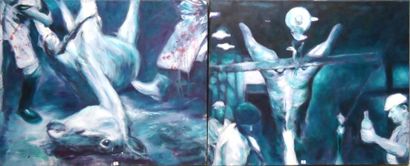 DYPTIQUE CYRIL LEYSIN GRANDE CRUCIFIXION-2010...