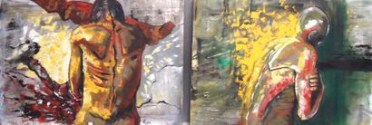 Ensemble de deux toiles ALEXANDRU LUPSE NEPUTINTA-2006...