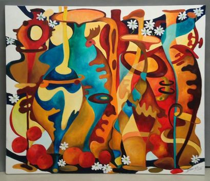 ELENA BISSINGER
Troubadurii-2010 huile sur...