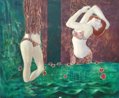 RUXANDRA RALEANU
Éva acrylique et huile sur...