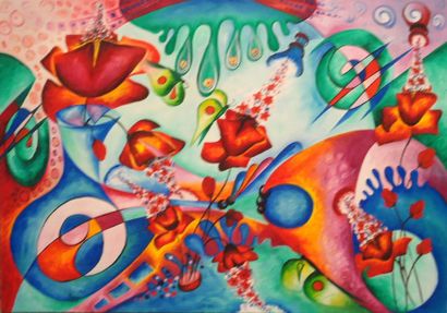 OROS MARAXIA
Ozi de vis-2010 huile sur toile...
