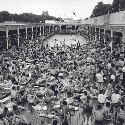 AFP

The “Deligny” swimming-pool during the...