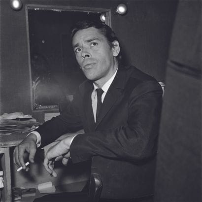 AFP

Jacques Brel in his dressing room at...