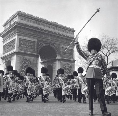 AFP

The British Royal Guard parades on the...