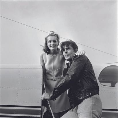 AFP - P. LOUIS

Romy Schneider and Alain...