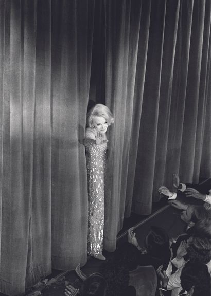 AFP

Marlene Dietrich greets the public after...
