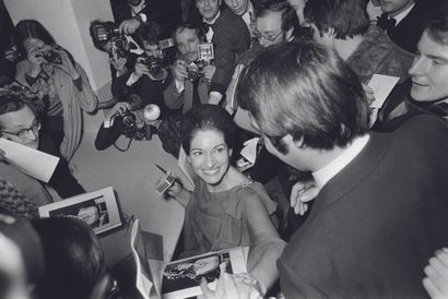AFP

Maria Callas after her last recital...