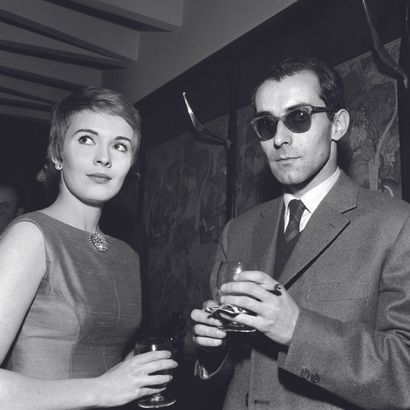 AFP

American actress Jean Seberg and French...