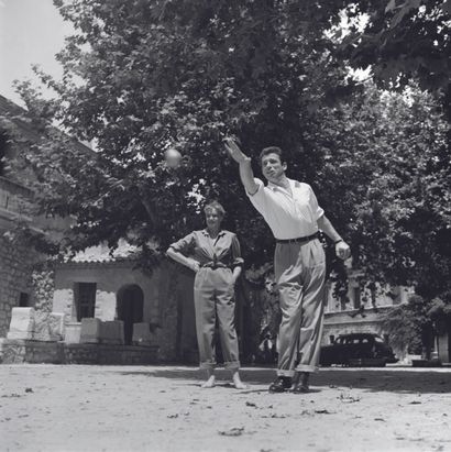 AFP

Yves Montand and Simone Signoret, in...