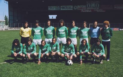 AFP

Saint-Etienne team poses on May 12th,...