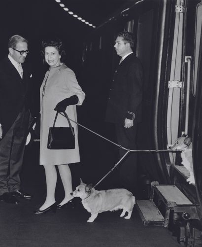AFP

Queen Elizabeth II at her arrival at...