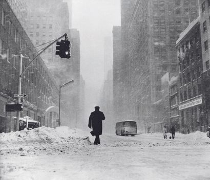 AFP

Walker in the streets of New York covered...