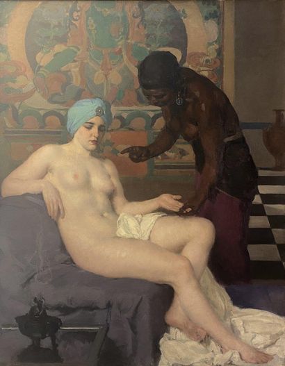 LOUIS-FRANÇOIS BILOUL (1874-1947)

Le bain

Huile...