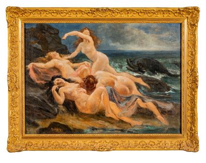 ADOLPHE LALIRE (Rouvres 1848-Courbevoie 1933)

Naïades...