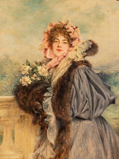 ÉCOLE FRANÇAISE, 1897

Portrait de jeune...