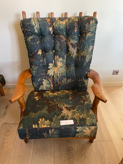 Guillerme et Chambron, armchair model large...