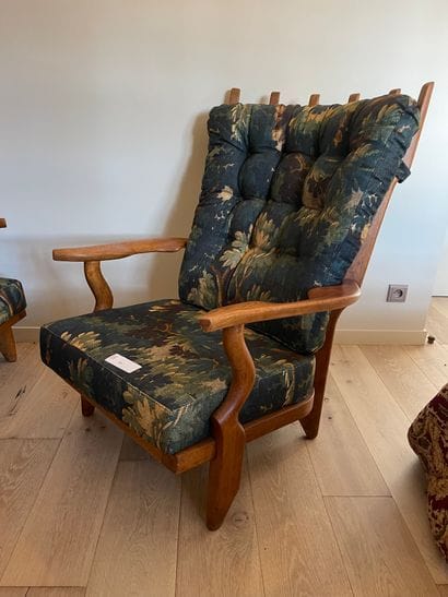 Guillerme et Chambron, armchair model large...