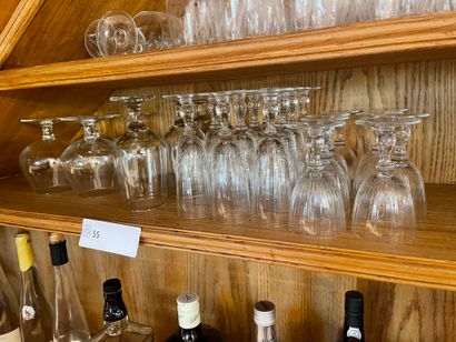 Set of stemware, different models