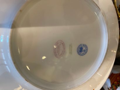 Service in porcelain of limoge Raynaud with...