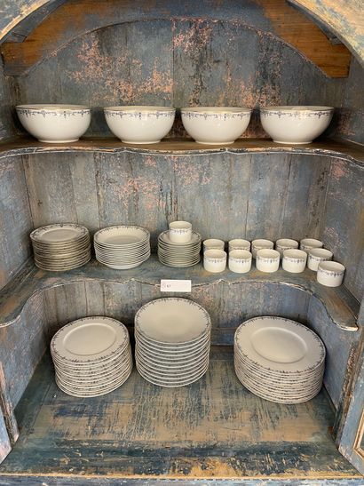 Part of a Yves Deshoulieres porcelain dinner...