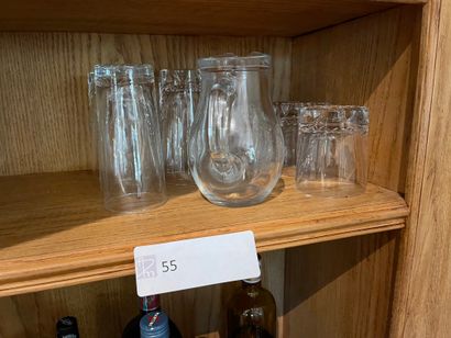 Set of stemware, different models