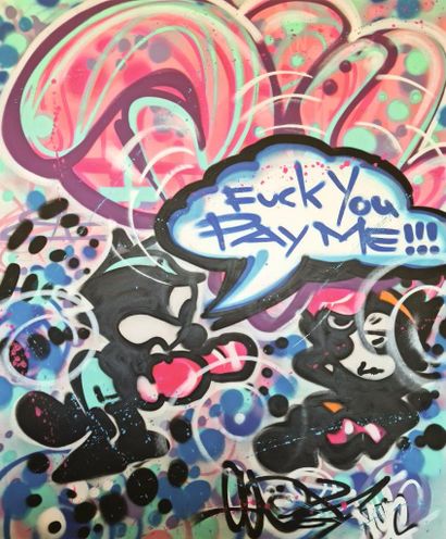 QUIK (Américain, né en 1958)

Fight, 2017

Peinture...