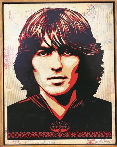 SHEPARD FAIREY (Américain, né en 1970)

George...