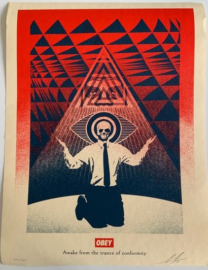 Shepard FAIREY (American born in 1970)


Obey...