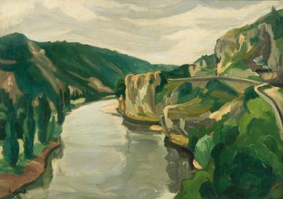 Gaston BALANDE (1880-1971)
Paysage de Souillac...