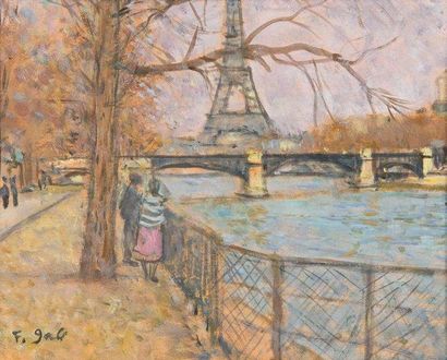 François GALL (1912-1987)
Paris, les quais...