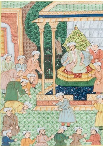 ECOLE IRANIENNE (XXe siècle)
Hommage au Sultan...
